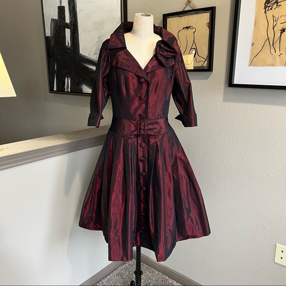 unique wedding dresses short Blue Nox Anabel JQ1017 Layered Bow Detail Dress for $379 Size:30/6X badge:online-exclusive REWASH NEW Denim Dress